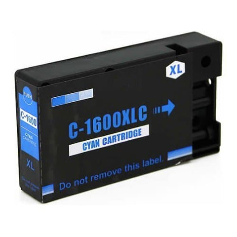 Compatible Premium Ink Cartridges PGI1600XLC  XL Cyan Ink - for use in Canon Printers