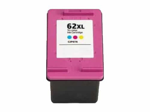Compatible Premium Ink Cartridges 62XL High Capacity  Colour Cartridge - for use in HP Printers
