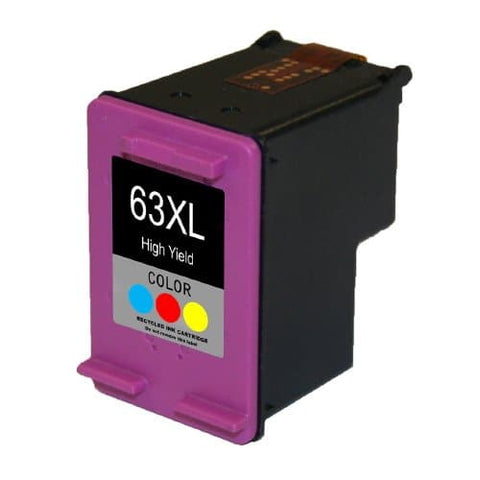 Compatible Premium Ink Cartridges 63XL Eco High Capacity Colour Cartridge - for use in HP Printers