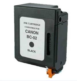 Compatible Premium Ink Cartridges BC02 Black Remanufactured Inkjet Cartridge - for use in Canon Printers