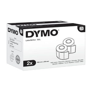 Dymo LW 59mm x 102mm White - for use in Dymo Printer