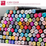 80 Colors Marker Pen Set Dual Headed Graphic Artist Sketch Copic Markers