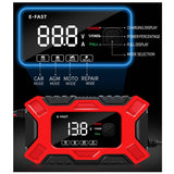 Car Battery Charger 12V 6A Model LCD Smart Battery Repair Boat Caravan Truck