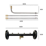 High Pressure Water Spray Broom Car Chassis Undercarriage Cleaner Washer 4000PSI
