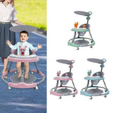 Upgrade Adjustable Baby Walker Stroller Play Activity Music Kids Ride On Toy Car