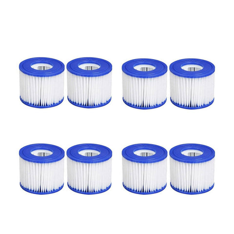 8PCS Replacement Bestway VI Filter Cartridge Inflatable Lay-Z-Spa Filters 58323