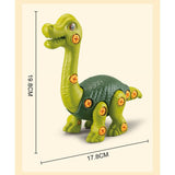 4PCS Take Apart Dinosaur Drill Kids Learning Construction Building Toys Gift