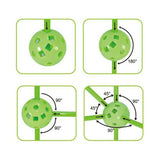 265pcs Kids Construction Fort Building Kit Castles 3D Play House Tent Toy Gift