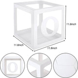 ONE Balloons Box Clear Gift Boxes Gift Birthday Baby Shower Party AU