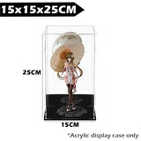 15x15x25CM Acrylic Display Case Action Figure Box Dustproof Model Collections