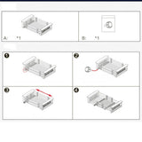 Adjustable Sink Drain Basket Dish Drying Rack Stainless Steel Kitchen Organizer