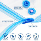 6PCS 70x100CM Vacuum Storage Bag Clothes Sealer Bags Space Saver Storage Seal Compressing