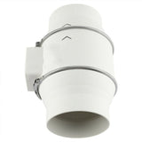 4'' Silent Extractor Fan Duct Hydroponic Inline Exhaust Vent Industrial