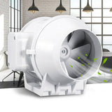 4'' Silent Extractor Fan Duct Hydroponic Inline Exhaust Vent Industrial