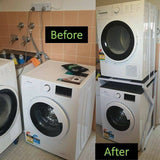 Dryer Stand Adjustable Front Loading Portable Washer Machine Dryer Holder Shelf