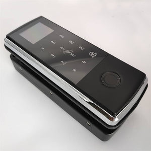 Smart Door Lock For Glass Door Fingerprint Lock Password APP Card for Frameless