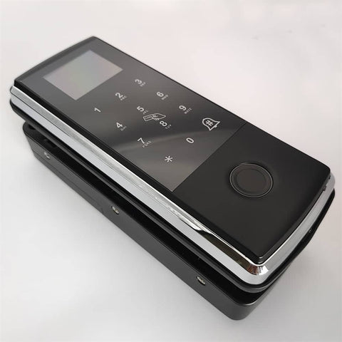 Smart Door Lock For Glass Door Fingerprint Lock Password APP Card for Frameless