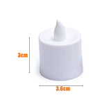 72X LED White Tealight Candle Flameless Wedding Party Decor