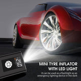 Digital Car Tyre Inflator Portable Pressure Pump Air Compressor Car Bike Ball AU