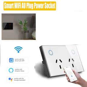 Smart Home WIFI Socket Double GPO Power Point Wall Outlet Switch AU