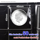180 Coin Holder Collection Storage Collecting Money Penny Pockets Album Book AU