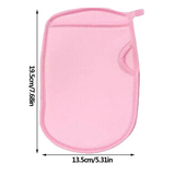 Pink universal Double-Side Super Soft Exfoliating Bath Mitt Shower Gloves Body Clean