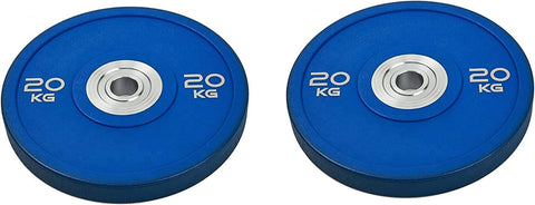 Sardine Sport Olympic Change Plates 50mm Fractional Weight Plates Designed for Olympic Barbells for Strength Training 20kg Blue Set