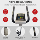 Sardine Sport E60 Elliptical Machine Cross Trainer with 8 Level Resistance, Hyper-Quiet Magnetic System