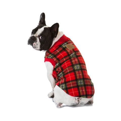Red Tartan Dog Pyjamas