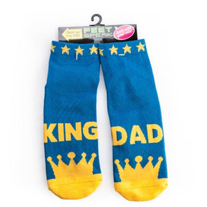 King Dad Feet Speak Socks