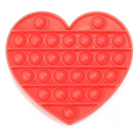 Red Heart Push And Pop