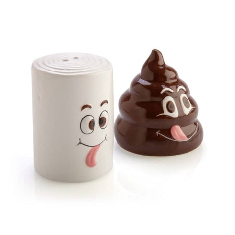 Poo Toilet Paper Salt Pepper Set
