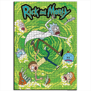 Rick And Morty 1000 Piece Puzzle
