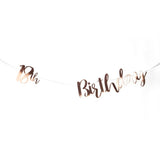 18th Birthday Rose Gold Bunting