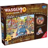 Wasgij 500 Piece XL Puzzle - Original Retro Sunday Drivers