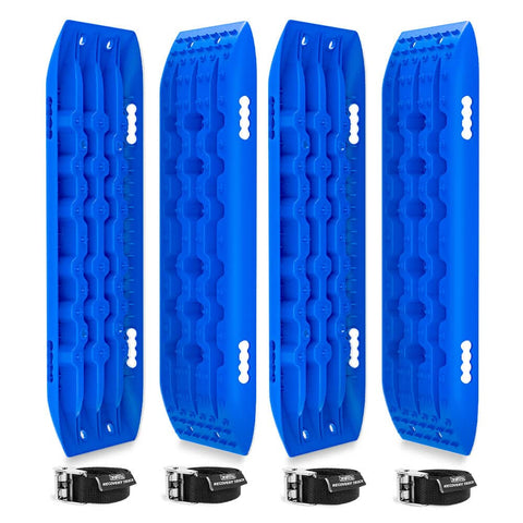 X-BULL Recovery Tracks Gen 2.0 10T Sand Mud Snow 2 Pairs Offroad 4WD 4x4 2PC 91CM Blue