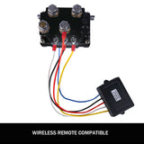 X-BULL Winch Solenoid Relay Wiring Controller 500A 12V and 150ft Wireless Remote 4T Block Pulley