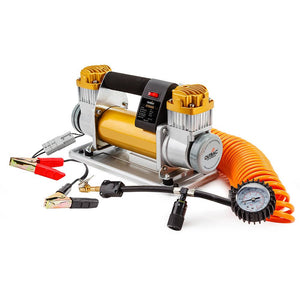 OUTBAC 12v Air Compressor 4x4 Car Tyre 4wd Deflator Inflator 200L/min Portable