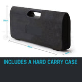 BAUMR-AG 140mm Square-Tipped 30mm Hex Clay Spade Jackhammer Chisel with Bonus Carry Case