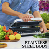 EUROCHEF EUC-CG7 Smart Multi Contact Grill Sandwich Panini Press Maker Fast Cafe Style