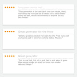 Portable Diesel Generator GenPower 8.4kW Peak Single Phase Key Start 13HP Engine Commercial