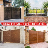 E-GUARD Double Swing Solar Automatic Gate Opener 900KG 3.5M Motor Remote Control