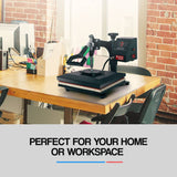 THERMOMATE Heat Press Machine 30x23cm T-Shirt Digital Heat Transfer Swing Away