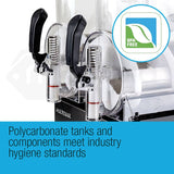 POLYCOOL 24L Slushie Machine 2 x 12L Commercial Granita Slush Maker Slurpee Slushy Juice
