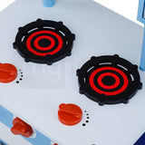 ROVO KIDS Wooden Kitchen Pretend Play Set Toy Children Cooking Home Cookware