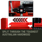 Baumr-AG 60 Ton Diesel Log Splitter 60T Heavy-Duty Wood Cutter Hydraulic Fire Axe 4-Stroke Engine