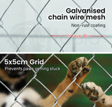 NEATAPET 3x3m Dog Enclosure Pet Playpen Outdoor Wire Cage Puppy Fence with Cover Shade