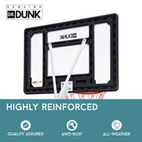 Dr.Dunk Portable Basketball Hoop Stand System Height Adjustable Net Ring Kids