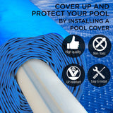 AURELAQUA Solar Swimming Pool Cover 400 Micron Heater Bubble Blanket 6x3.2m