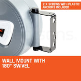 UNIMAC 10m Retractable Air Hose Reel Compressor Wall Mounted Auto Rewind